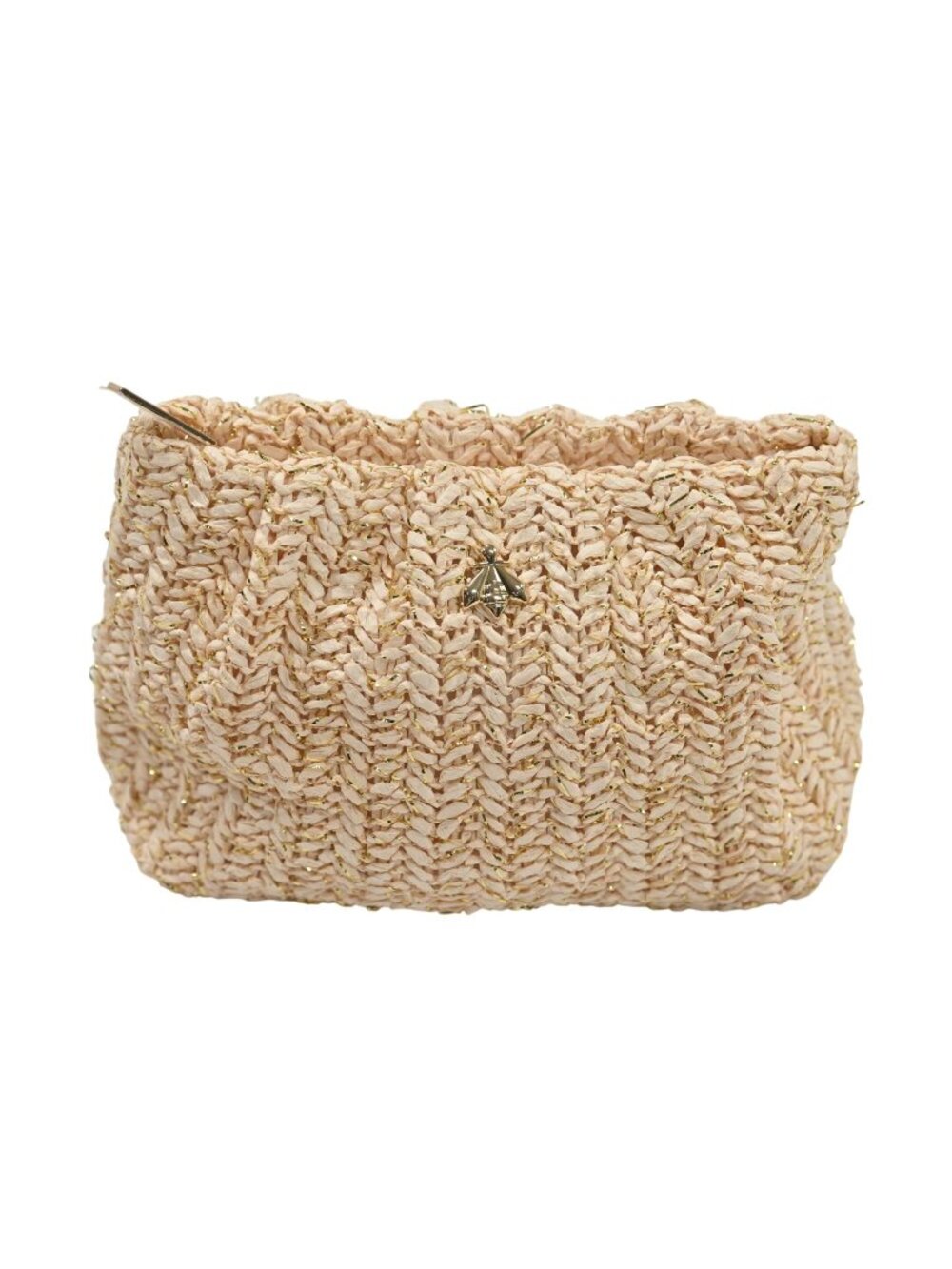 Guerlain Woven Makeup Bag in Beige